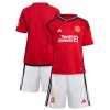 Maillot de Supporter Manchester United Domicile 2023-24 Pour Enfant